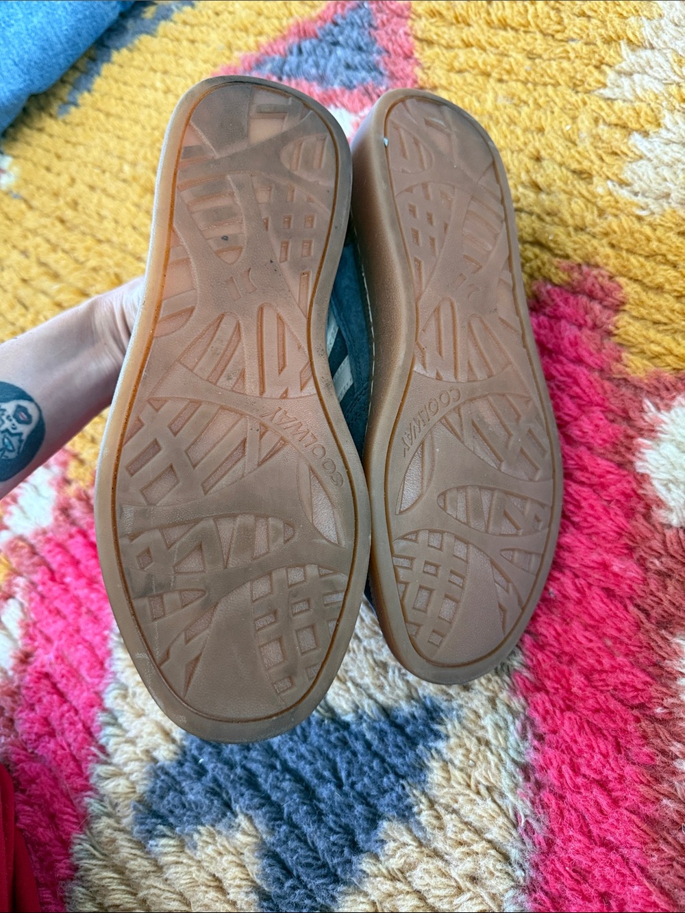 Coolway goal suede leather sneakers - Picture 5 of 7